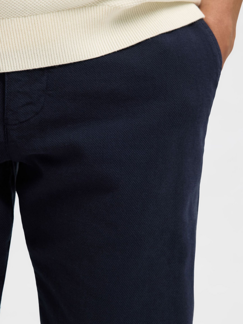 Selected - Slim Fit Structured Chinos