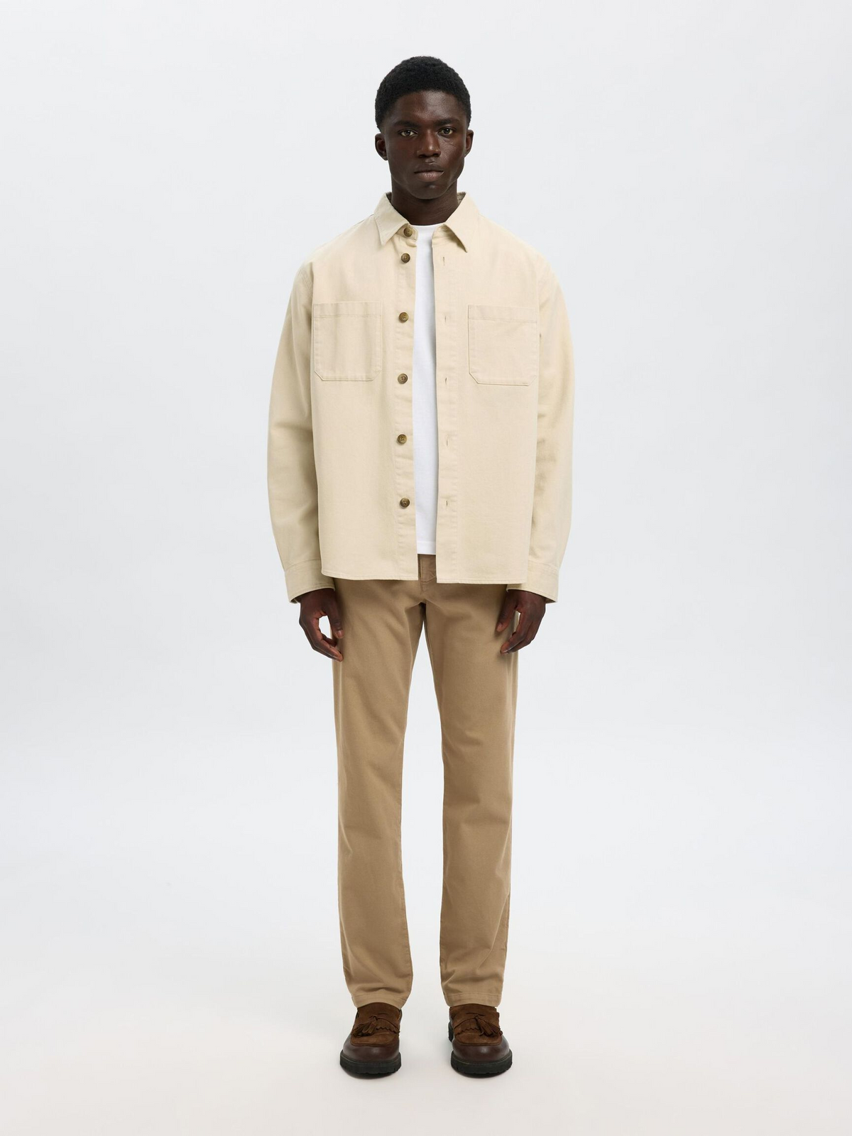 Selected - Slim Fit Structured Chinos