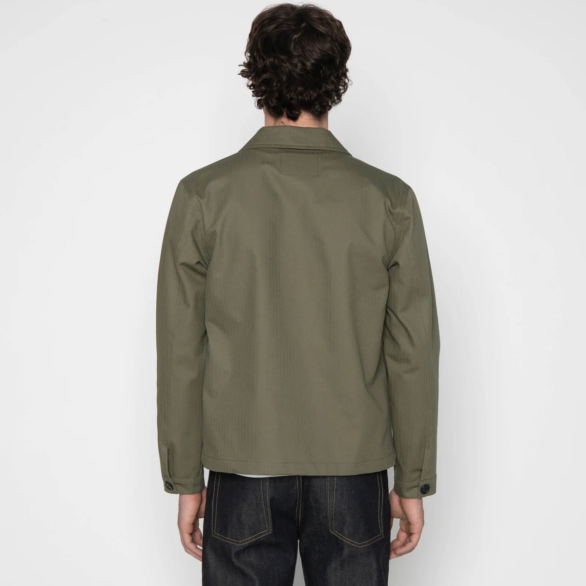 Naked and Famous Denim - Utility Jacket - 1940's Military Herringbone