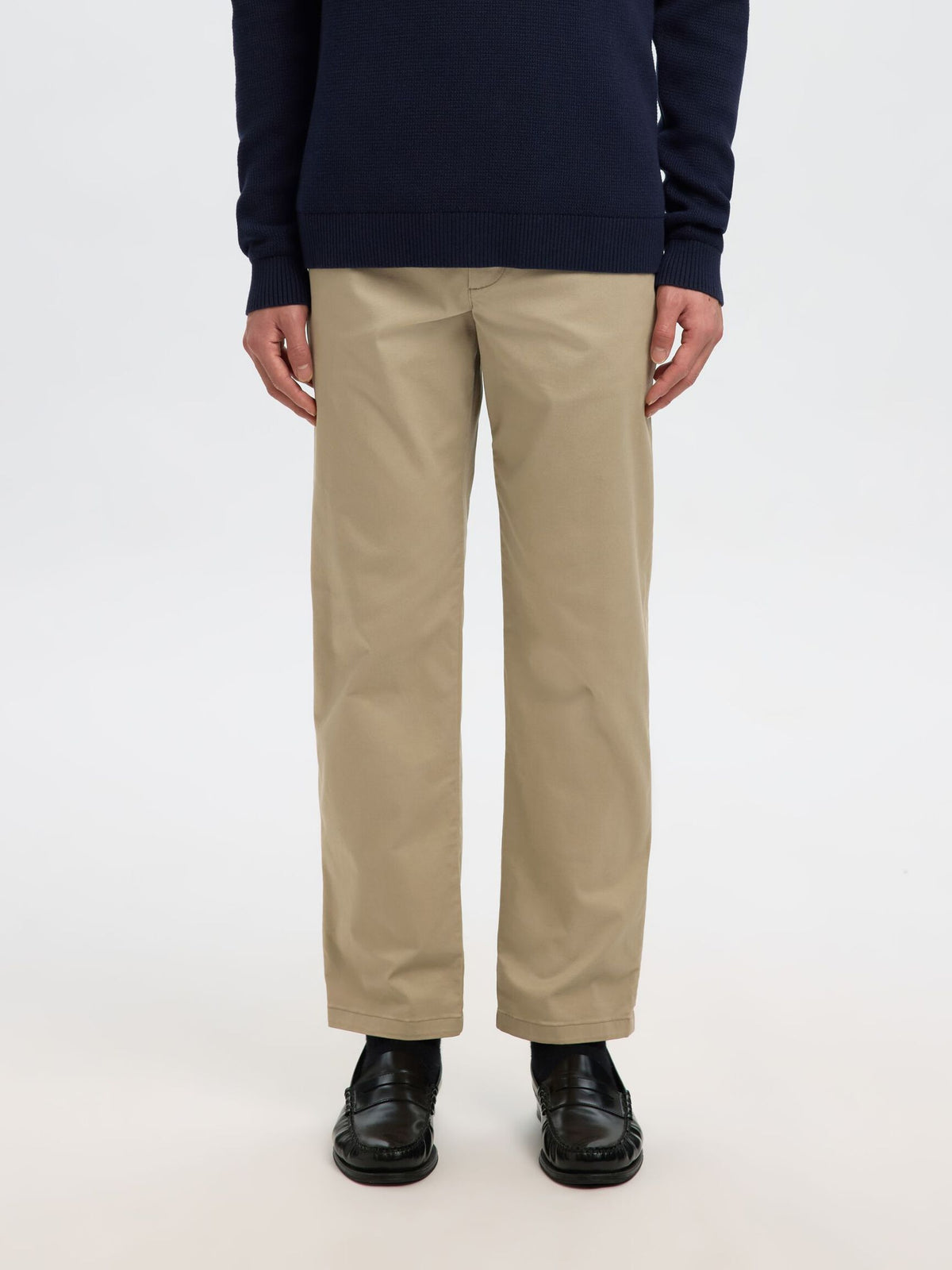 Selected - 196 Straight Flex Chinos