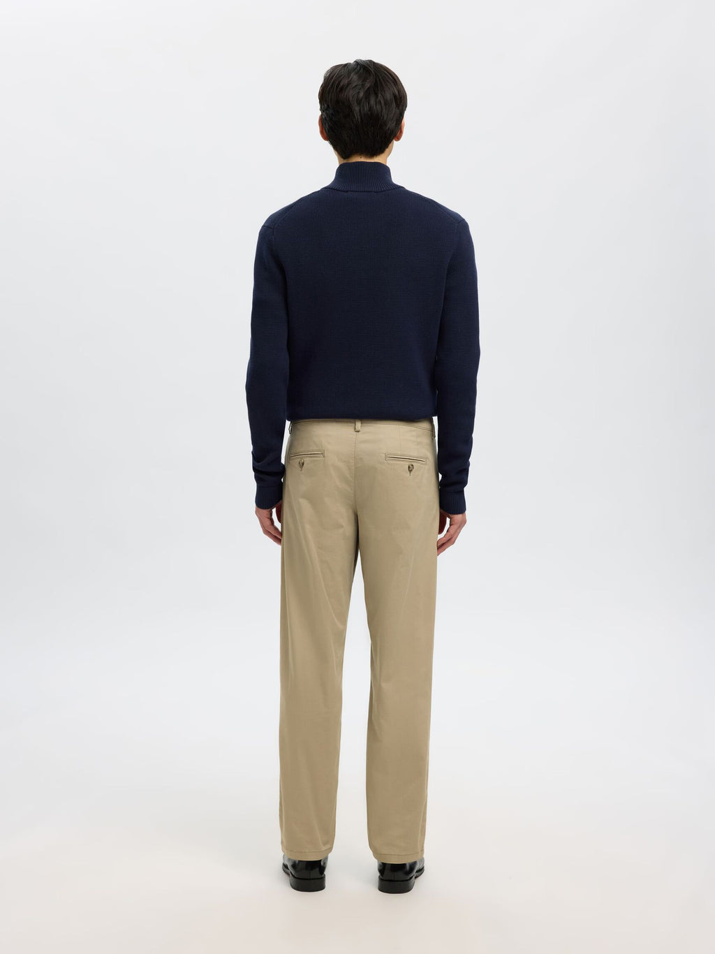 Selected - 196 Straight Flex Chinos