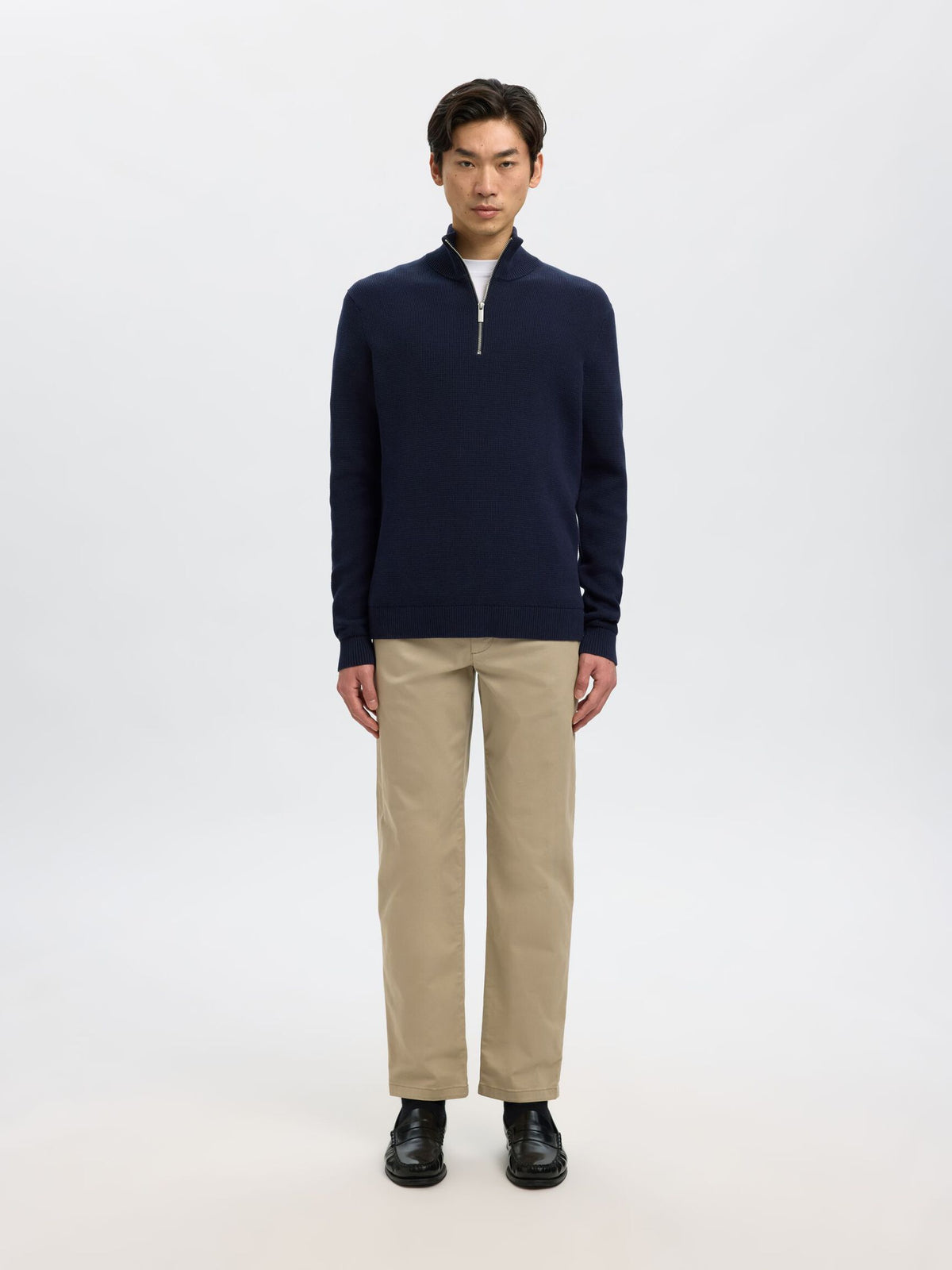 Selected - 196 Straight Flex Chinos