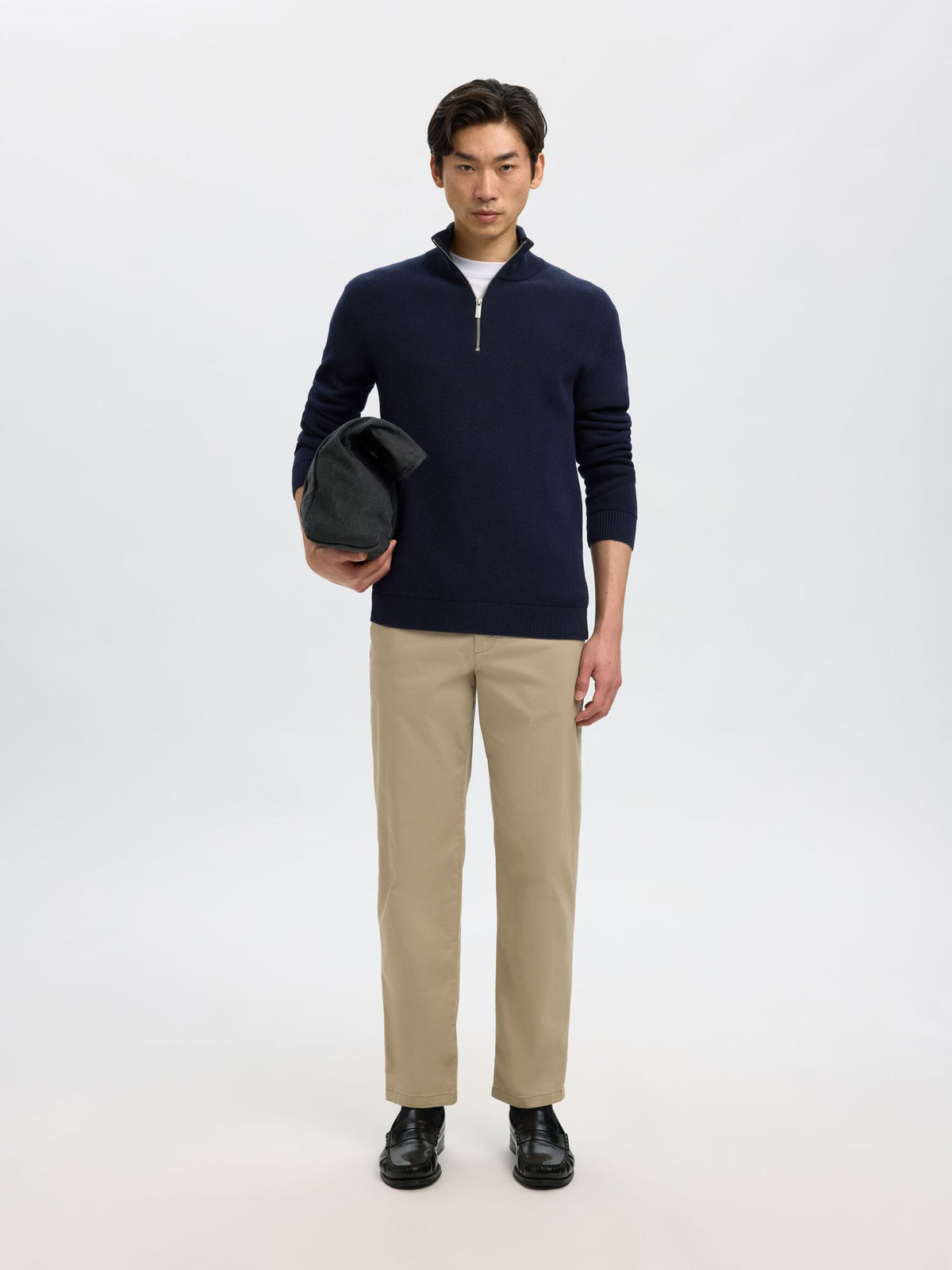 Selected - 196 Straight Flex Chinos