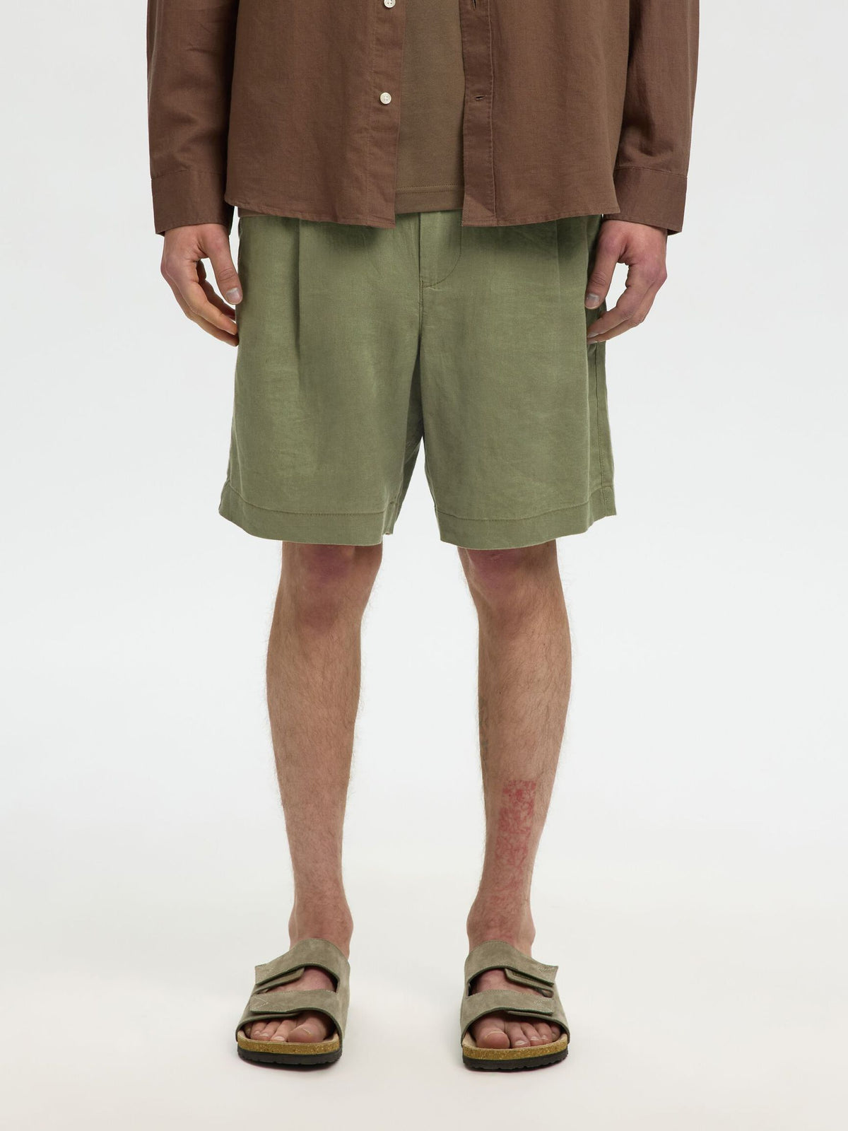 Selected - Art Linen Shorts
