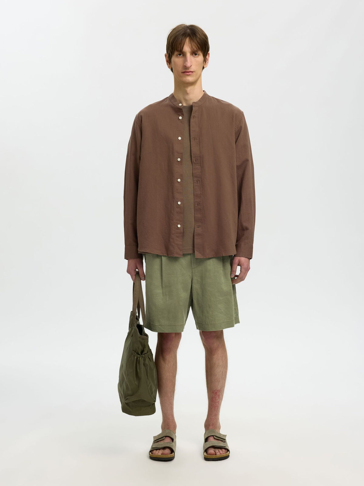 Selected - Art Linen Shorts