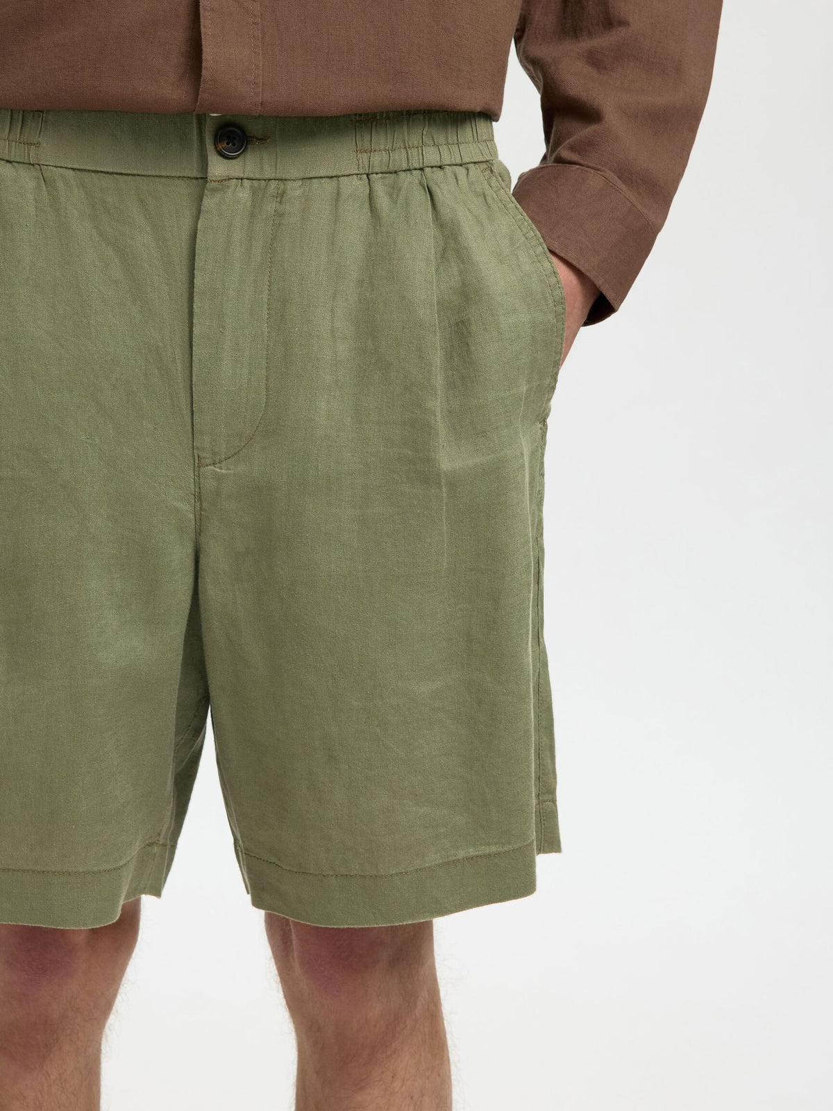 Selected - Art Linen Shorts