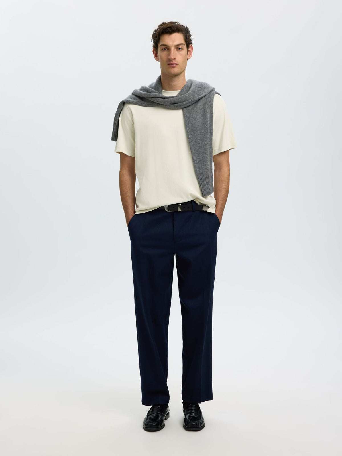 Selected - Mid Weight O-Neck Tee