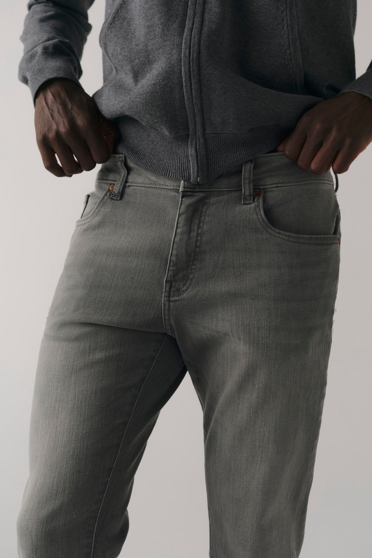 Warp + Weft - AMS Slim Jeans - Smoke