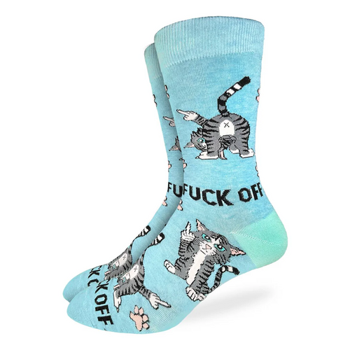 Good Luck Sock - F@*% Off Cats Socks