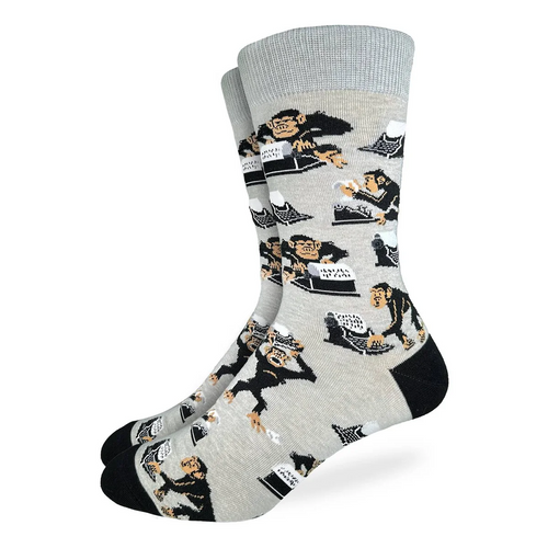 Good Luck Sock - Chimps and Typewriters Socks