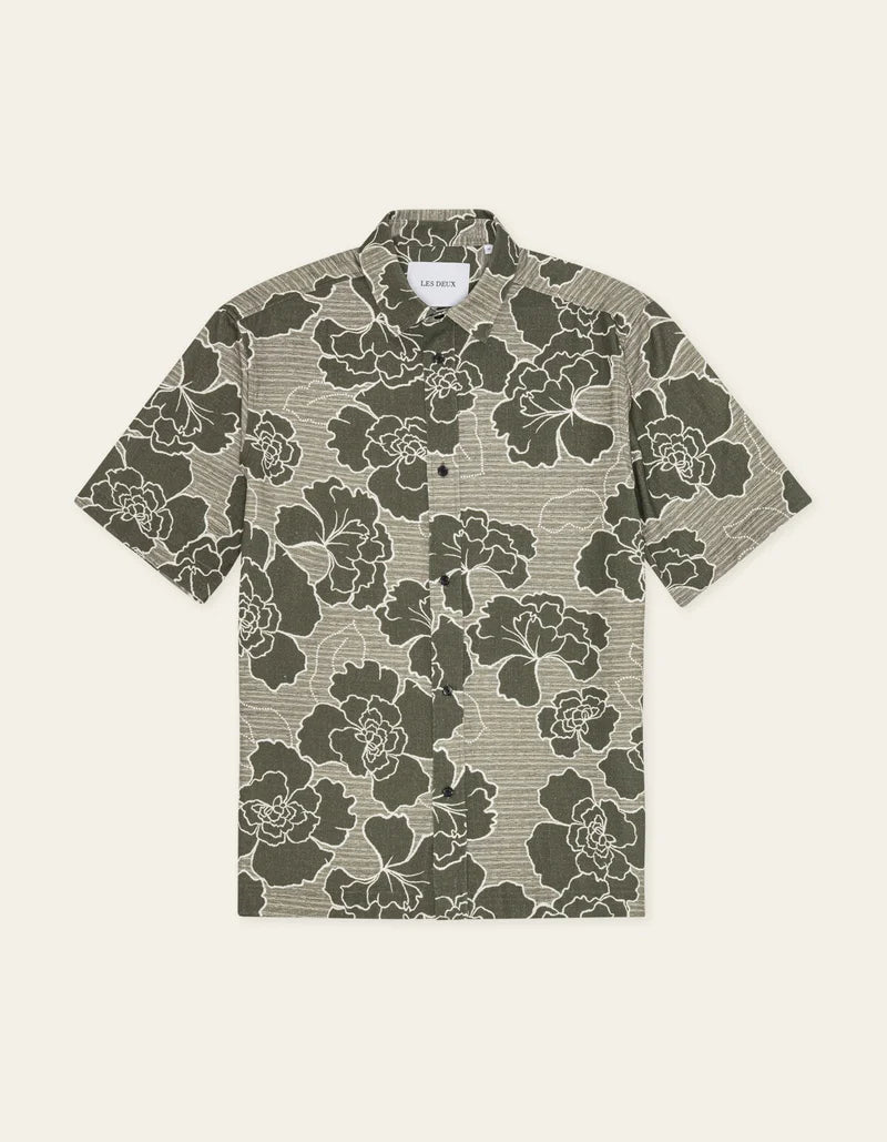 Les Deux - Charlie Poppy AOP Shirt