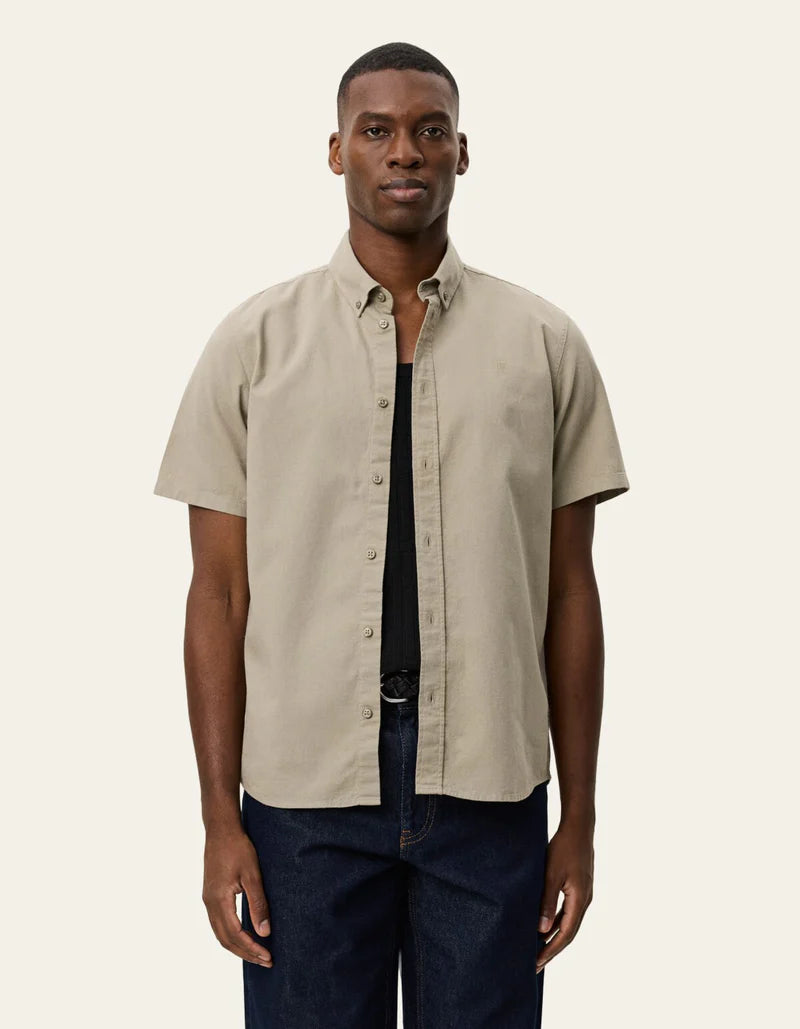 Les Deux - Konrad Cotton Linen Short Sleeve Shirt