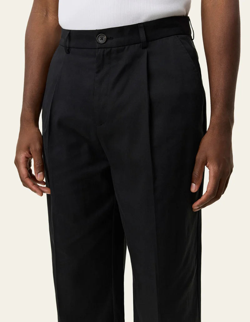 Les Deux - Reece Pleated Twill Suit Pants