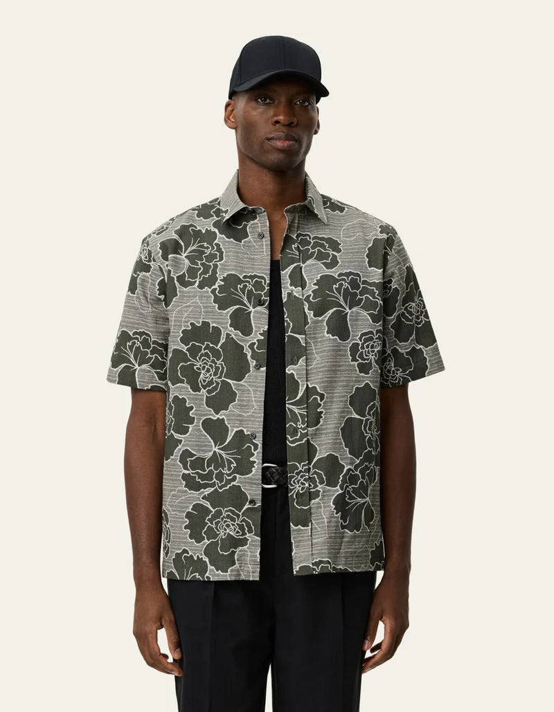 Les Deux - Charlie Poppy AOP Shirt