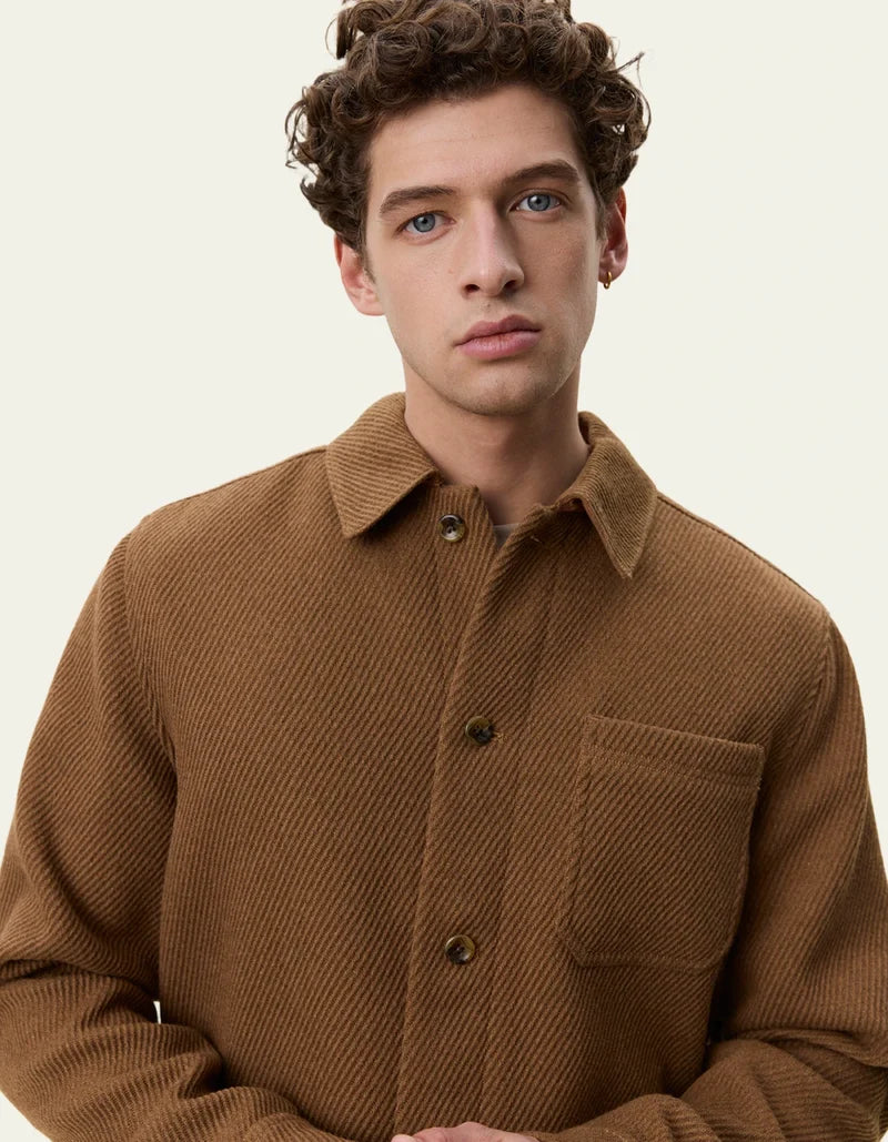 Les Deux - Twill Wool Overshirt