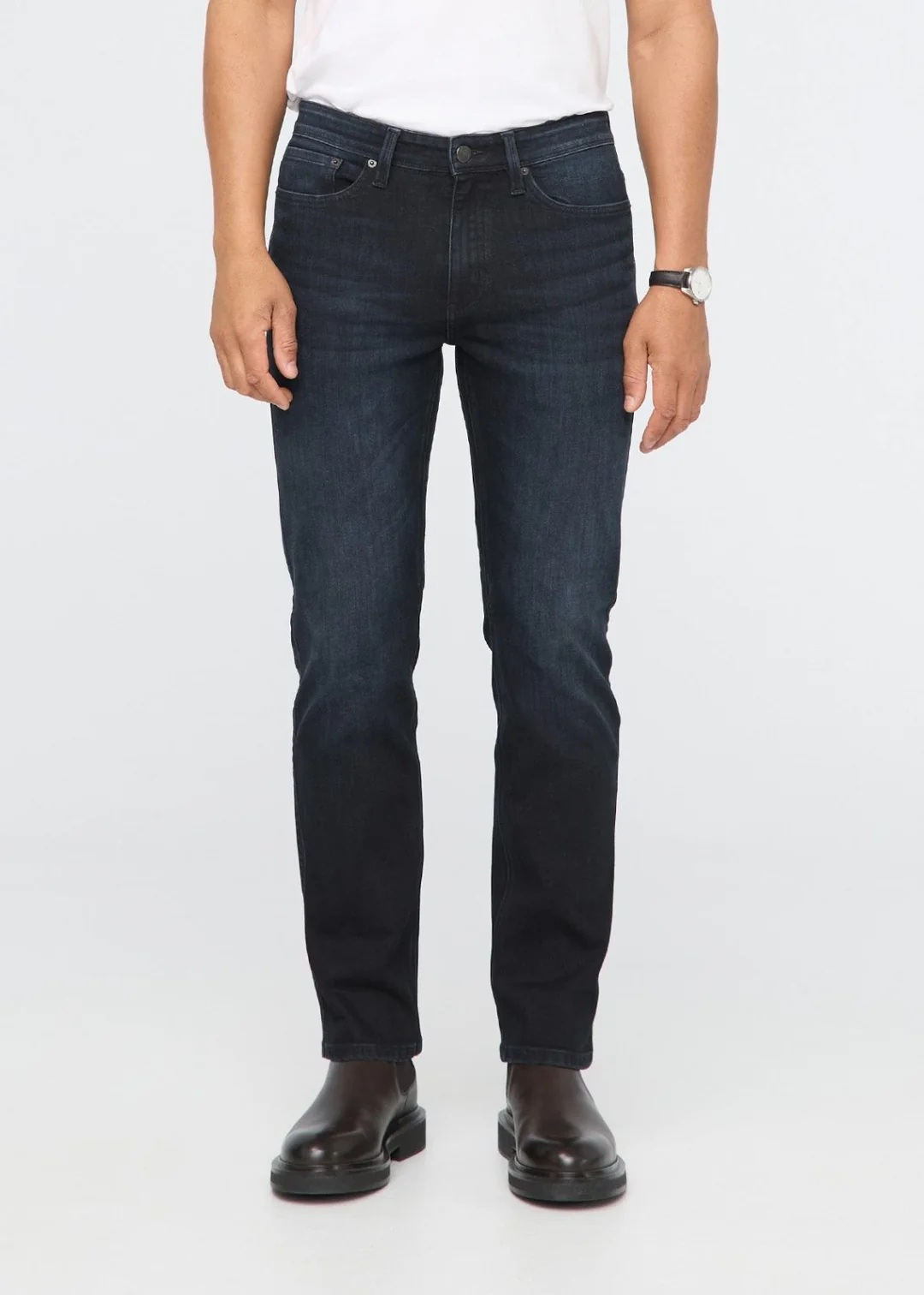 Duer - Performance Denim+ - Straight Fit - Carbon Stone