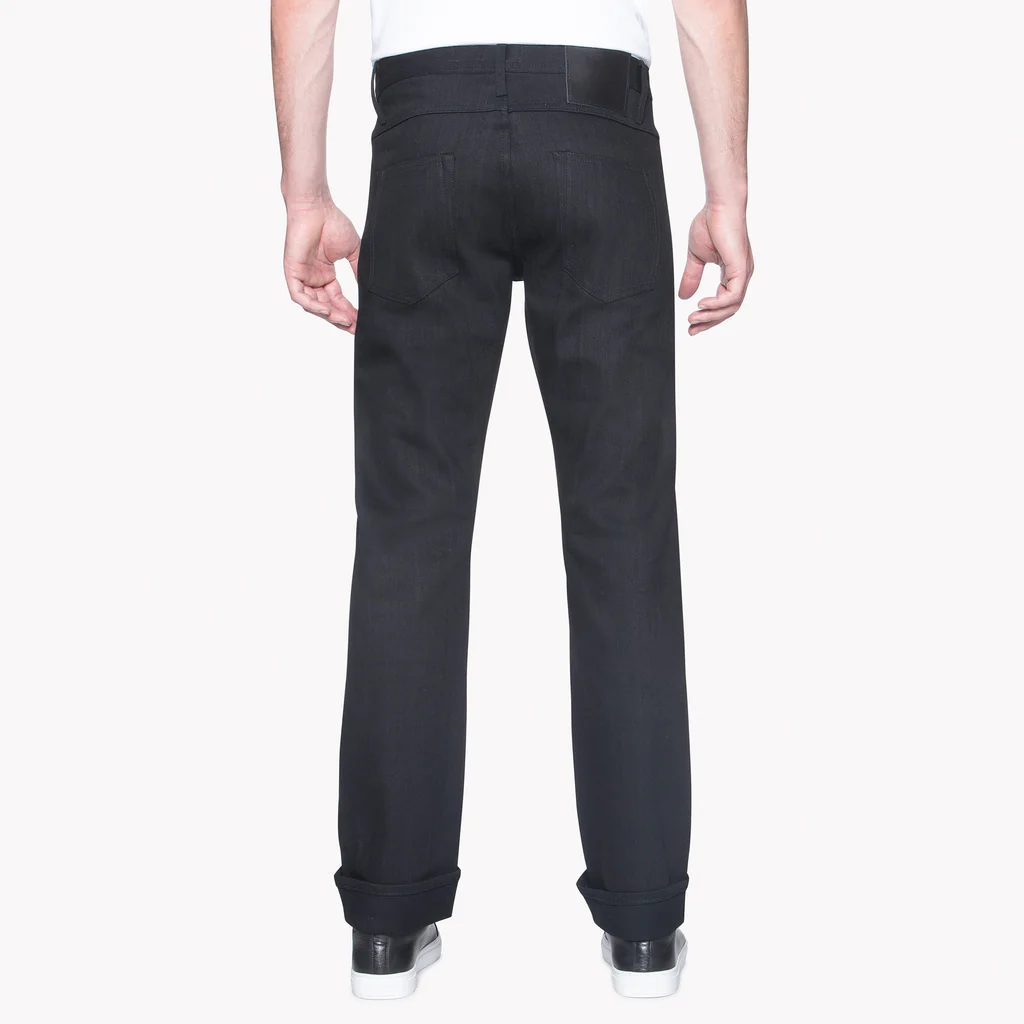 Unbranded - Straight Fit - 11oz Solid Black Selvedge