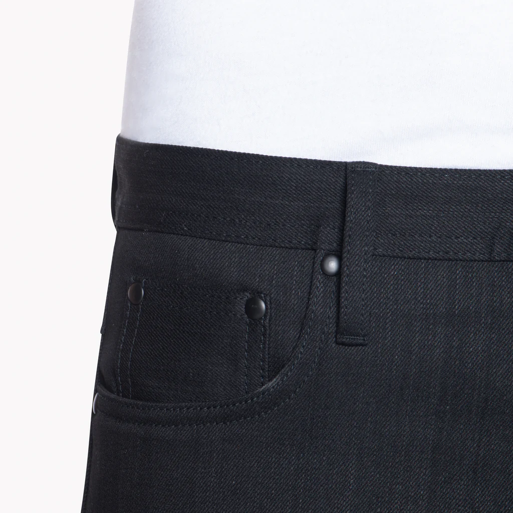 Unbranded - Straight Fit - 11oz Solid Black Selvedge
