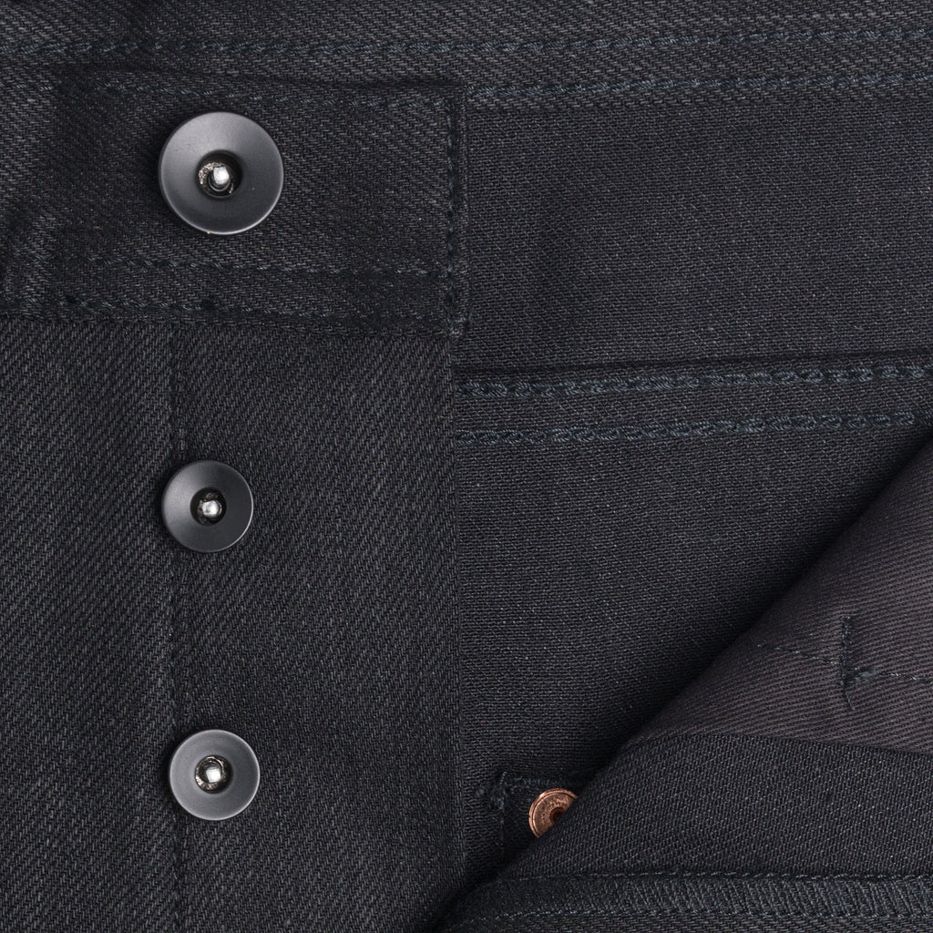 Unbranded - Straight Fit - 11oz Solid Black Selvedge