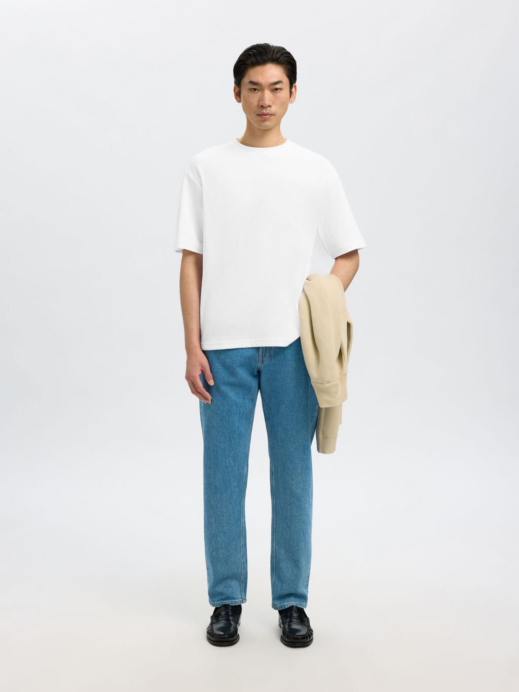 Selected - Oscar Loose O-Neck Tee