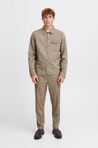 Casual Friday - Pilou Drawstring Linen Mix Pants