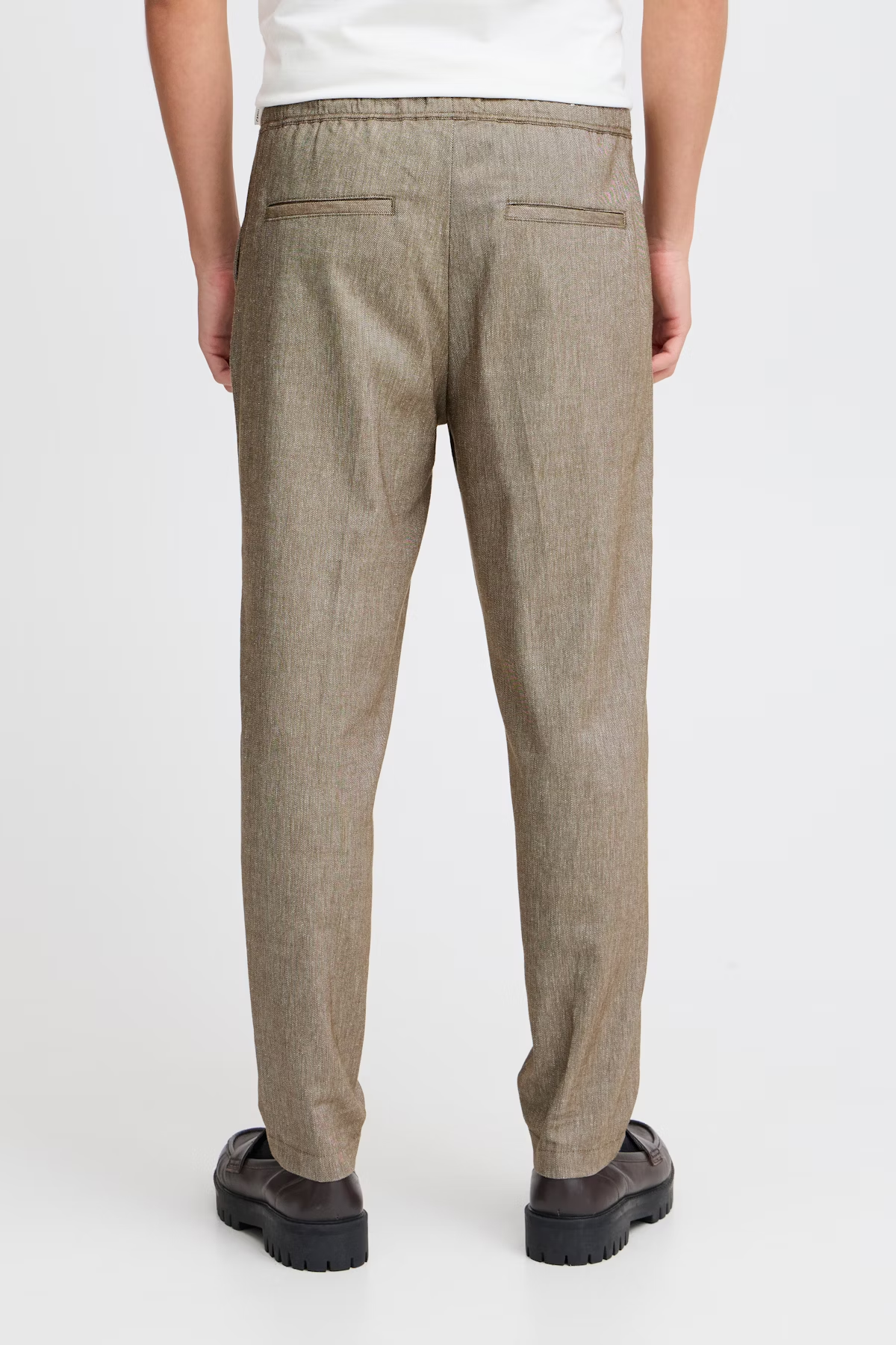 Casual Friday - Pilou Drawstring Linen Mix Pants