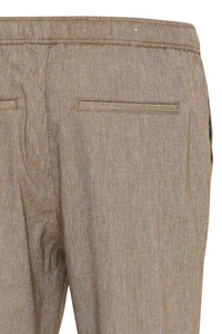 Casual Friday - Pilou Drawstring Linen Mix Pants