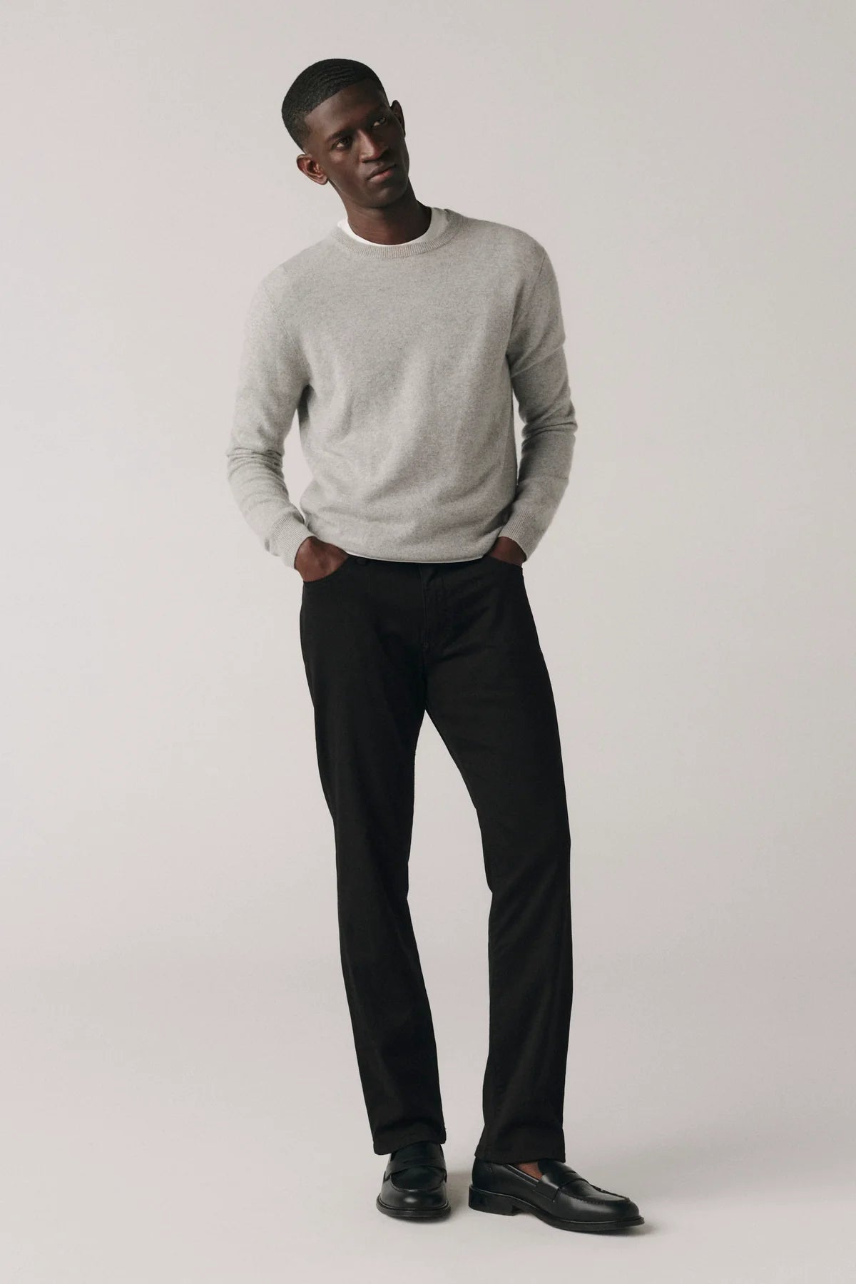 Warp + Weft - AMS Slim Twill Pant - Black