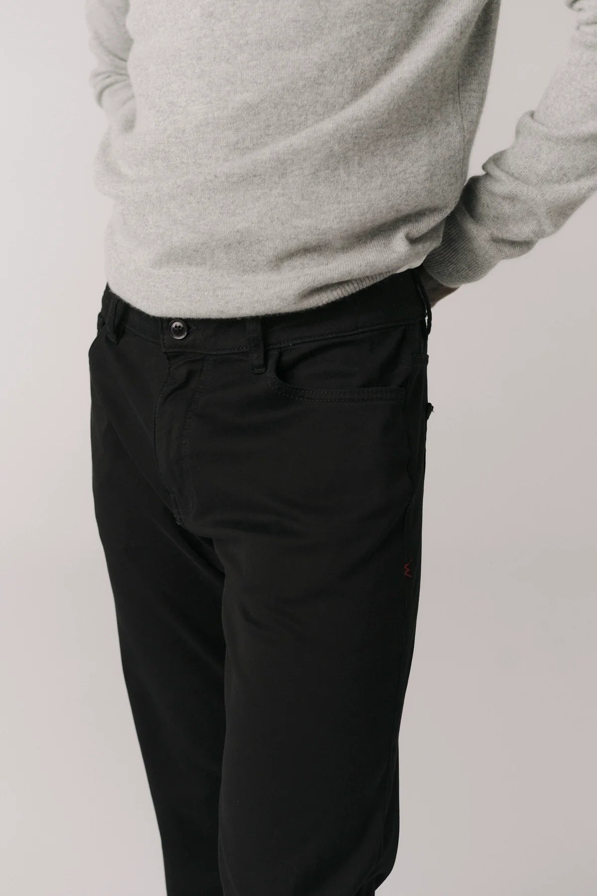 Warp + Weft - AMS Slim Twill Pant - Black