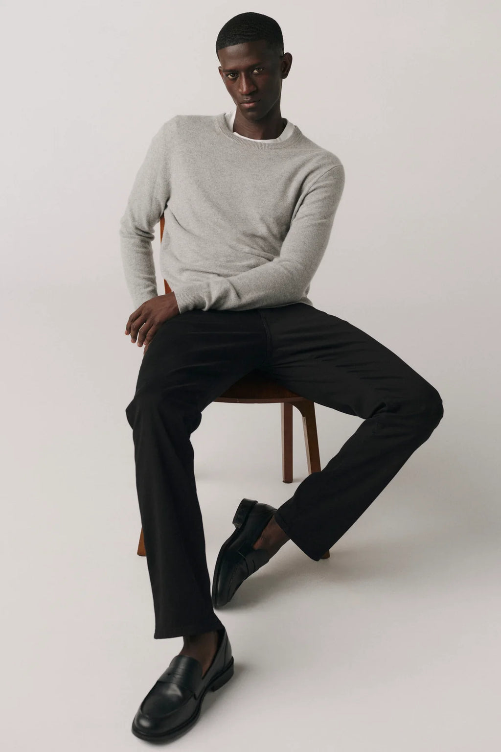 Warp + Weft - AMS Slim Twill Pant - Black