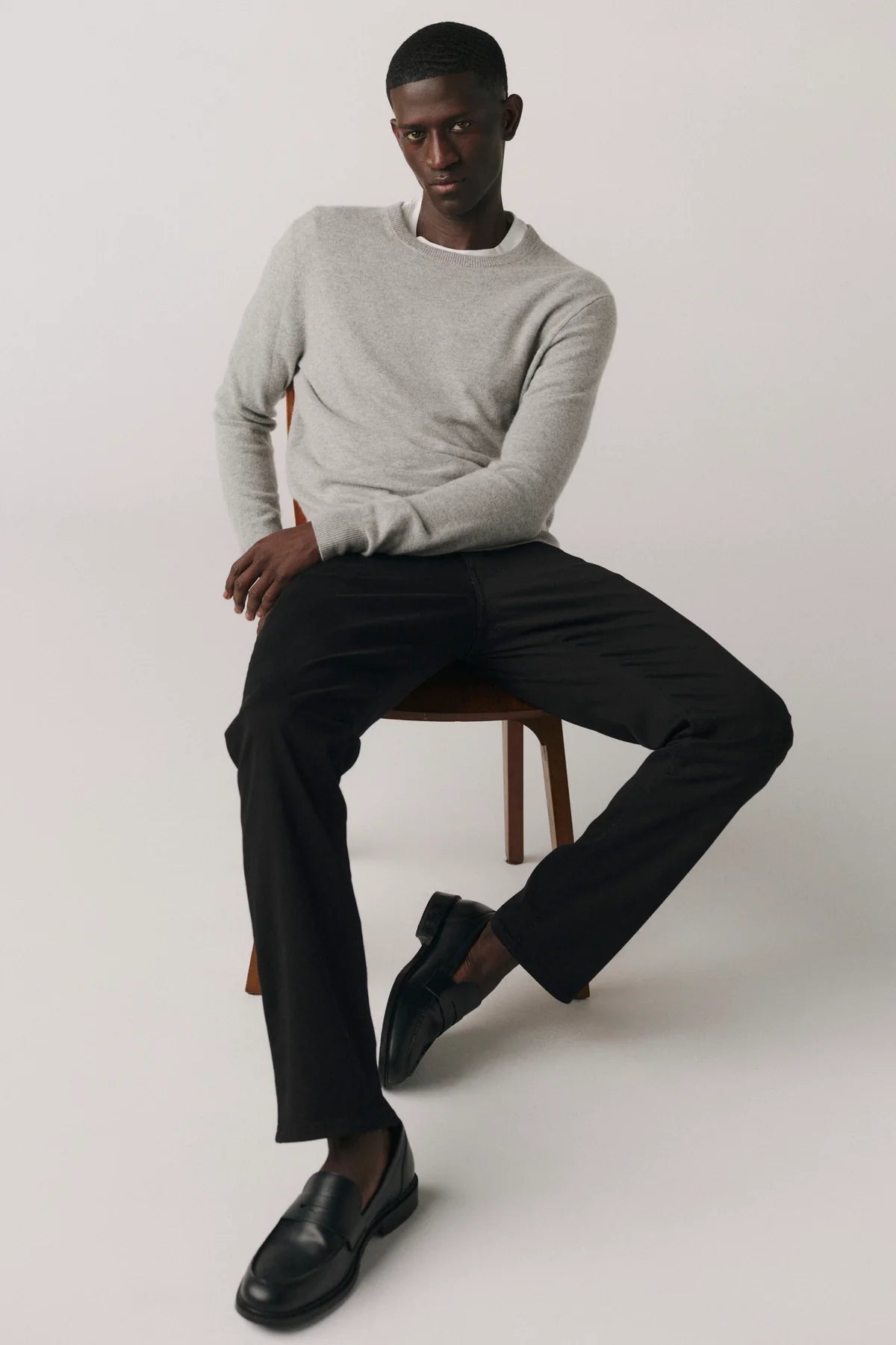 Warp + Weft - AMS Slim Twill Pant - Black