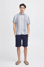 Load image into Gallery viewer, Casual Friday - Anton SS Linen Striped Shirt