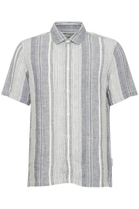 Casual Friday - Anton SS Linen Striped Shirt