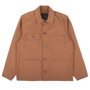 Naked & Famous - Chore Coat - Brick Canvas
