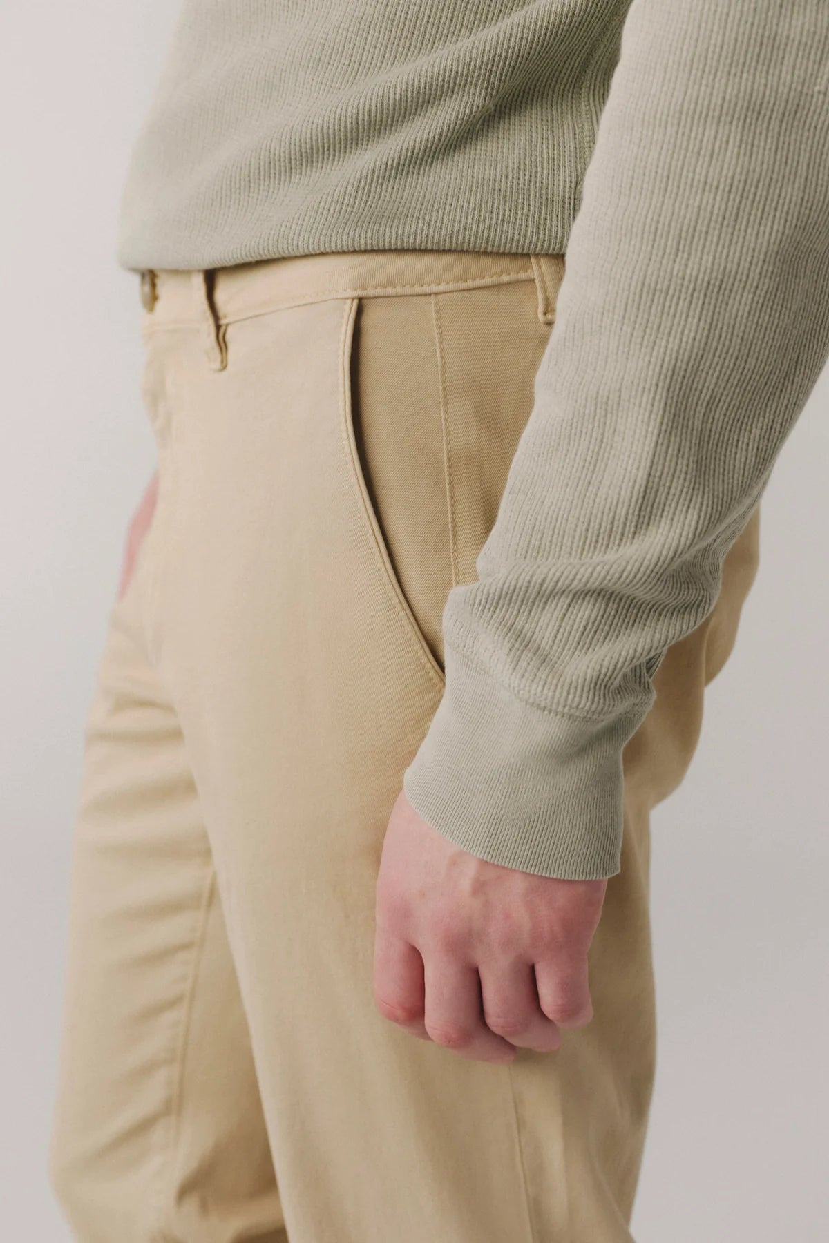 Warp + Weft - Ord Straight Twill Trouser - Weathered Oak
