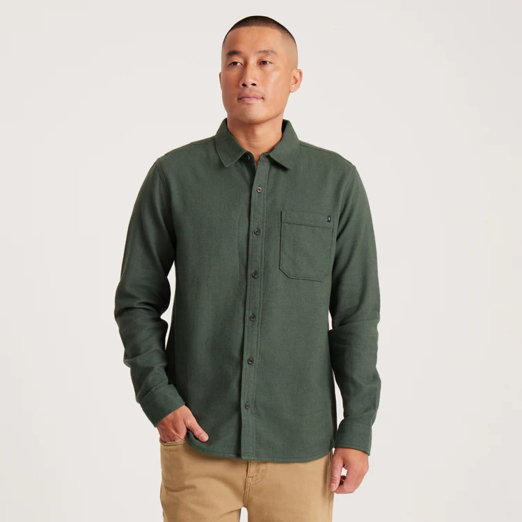 Roark - Crossroads Organic Cotton Flannel Shirt