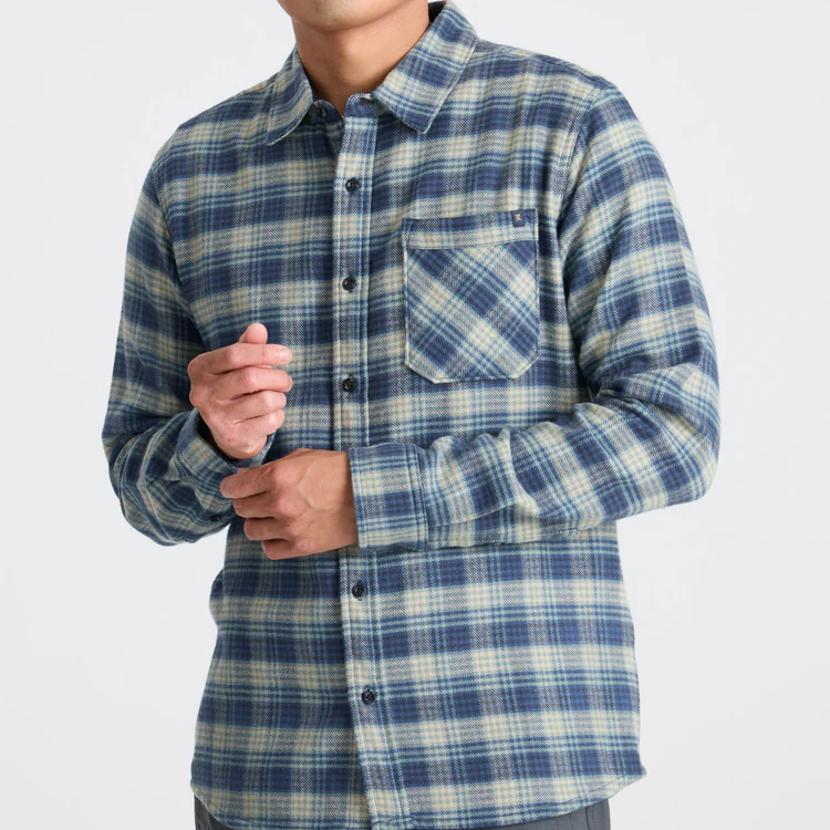 Roark - Crossroads Organic Cotton Flannel Shirt