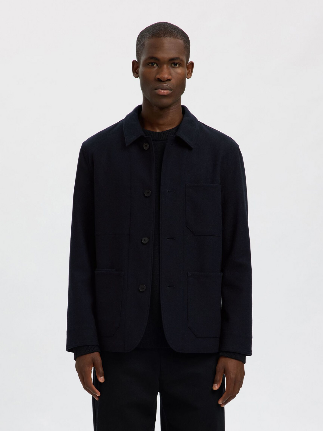 Selected - Wool Blend Hybrid Blazer