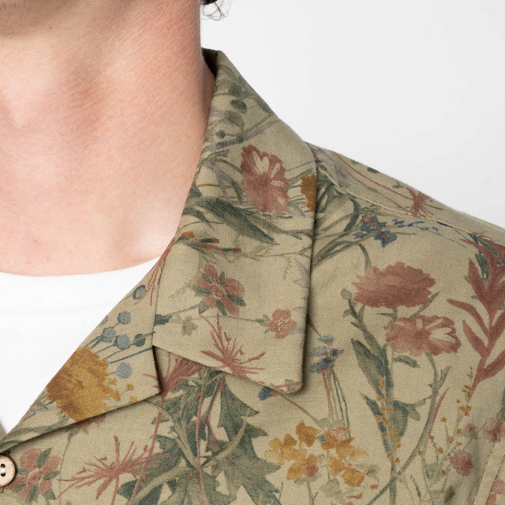 Naked & Famous - Aloha Shirt - Flowers Painting
