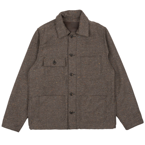 Naked & Famous - Chore Coat - Wool Blend Multi Nep