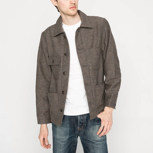 Naked & Famous - Chore Coat - Wool Blend Multi Nep