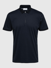 Load image into Gallery viewer, Selected - Fave Zip Polo Shirt