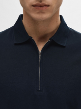 Load image into Gallery viewer, Selected - Fave Zip Polo Shirt