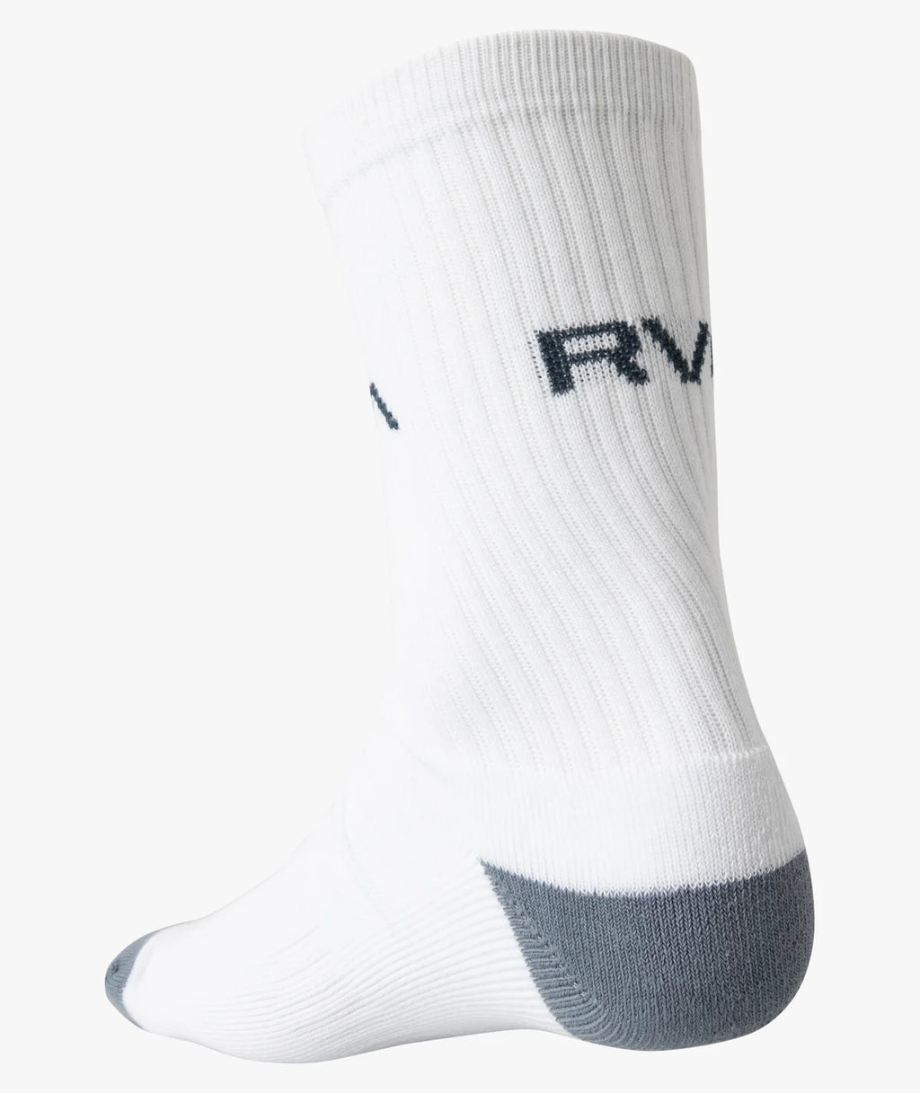 RVCA - 2-Pack Curtis Stripe Crew Socks
