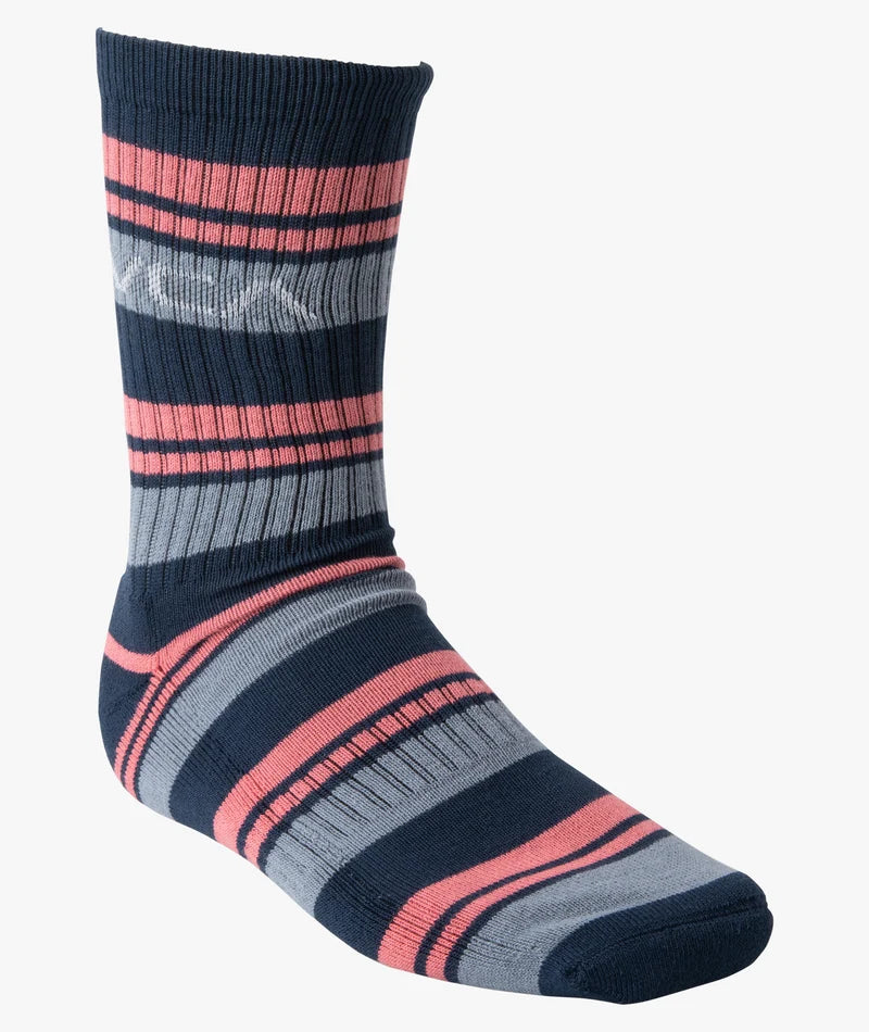 RVCA - 2-Pack Curtis Stripe Crew Socks