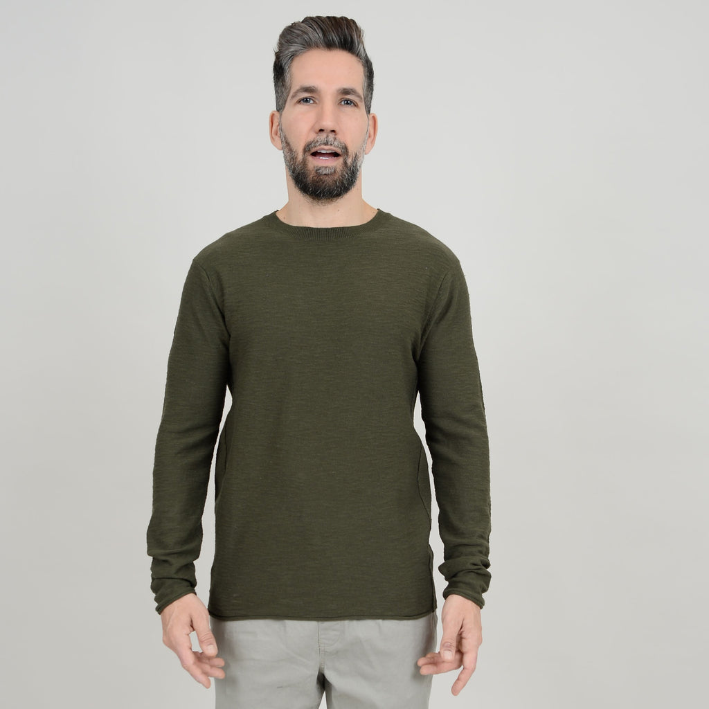 Hedge - Knit Pullover Burnt Olive