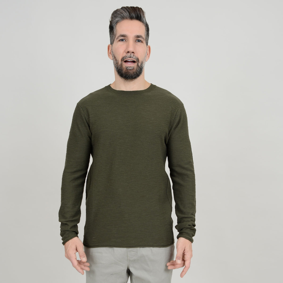Hedge - Knit Pullover Burnt Olive