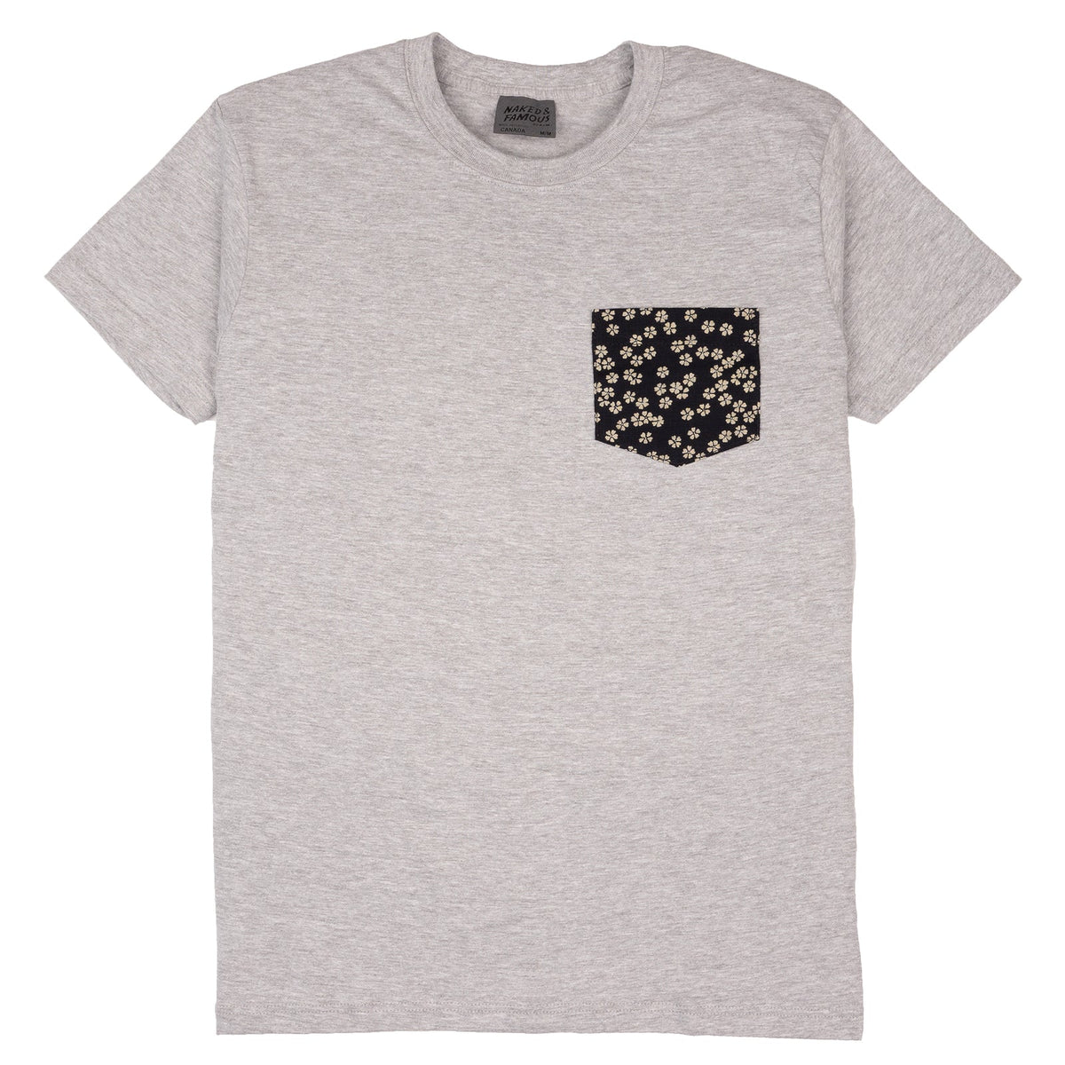 Naked & Famous - Pocket Tee - Kimono Flowers