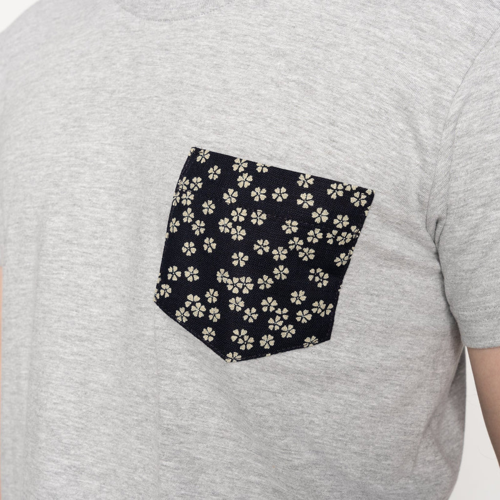 Naked & Famous - Pocket Tee - Kimono Flowers