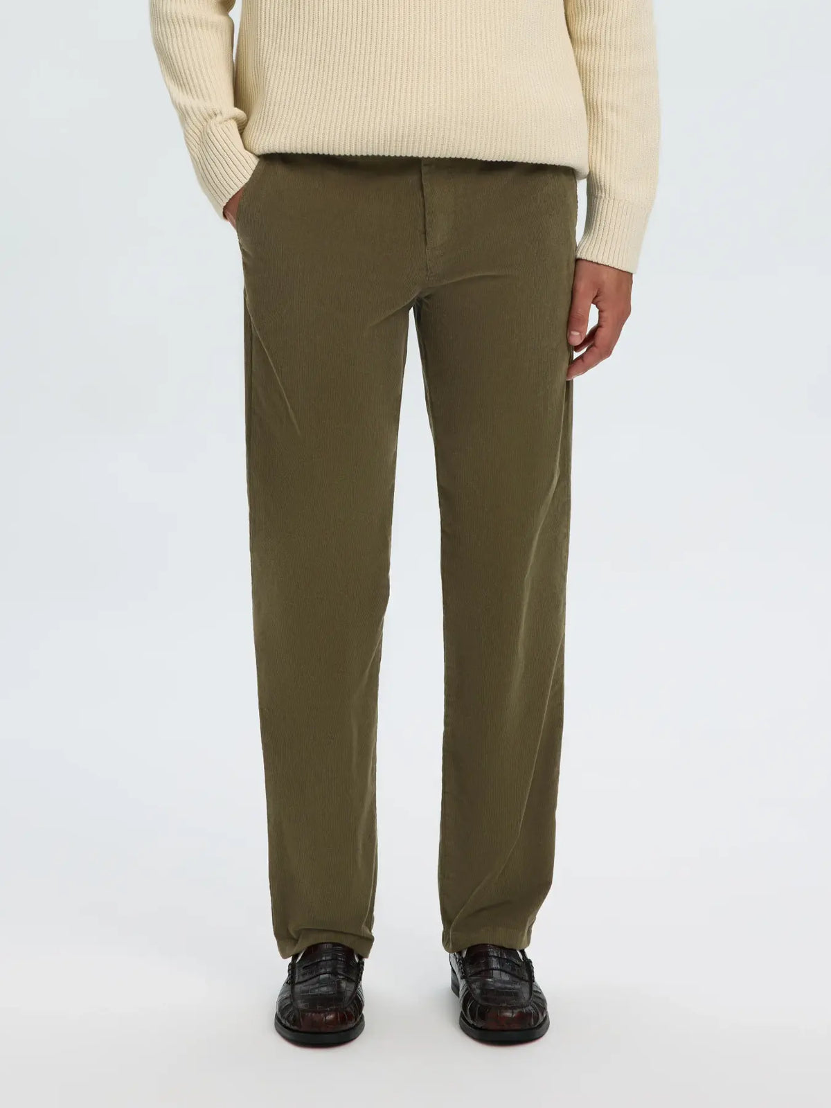 Selected STRAIGHT MILES CORD PANT